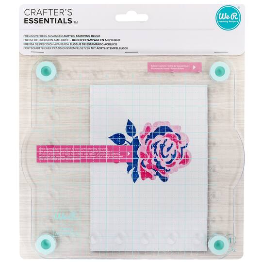 Find The We R Memory Keepers Crafter S Essentials Acrylic Stamping Block At Michaels